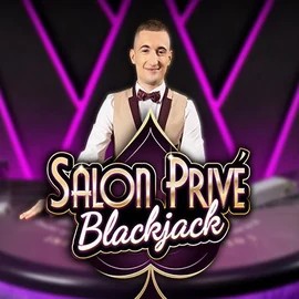Blackjack Salon Privé logo by Ezugi Robocat Casino
