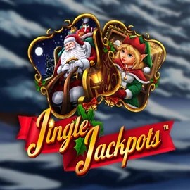 Jingle Jackpots logo by Dragon Gaming Robocat Casino