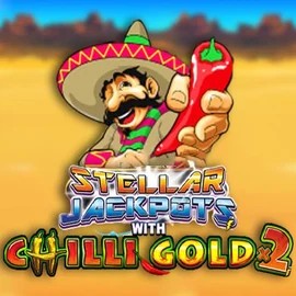 Stellar Jackpots with Chilli Gold x2 by Lightning Box Game, showcased at robocatcasinoo.gr.com – game logo