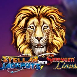 Stellar Jackpots with Serengeti Lions casino game by Lightning Box Game – featured logo at Robocat Casino
