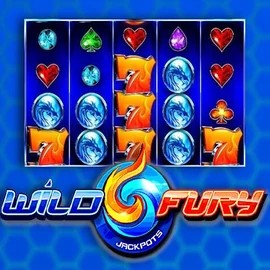 Wild Fury Jackpots online game logo by IGT on robocatcasinoo.gr.com